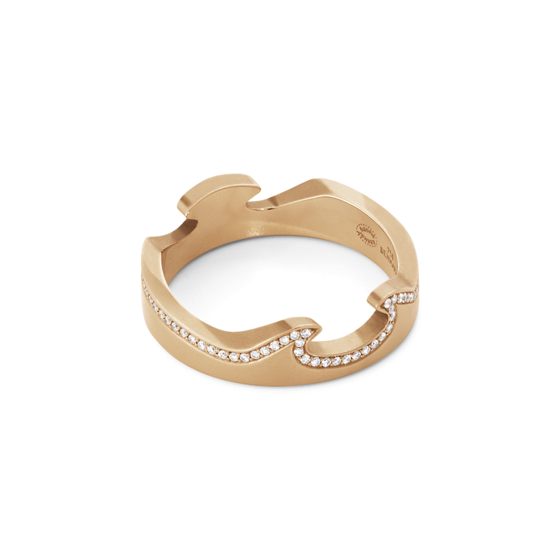 Fusion endering med diamanter - rosaguld fra Georg Jensen