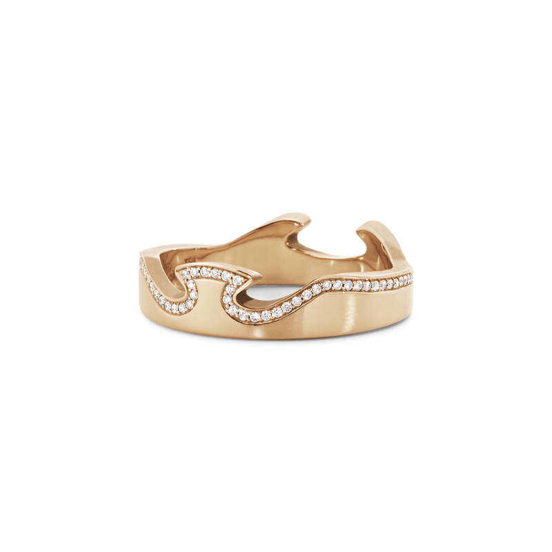 Fusion endering med diamanter - rosaguld fra Georg Jensen