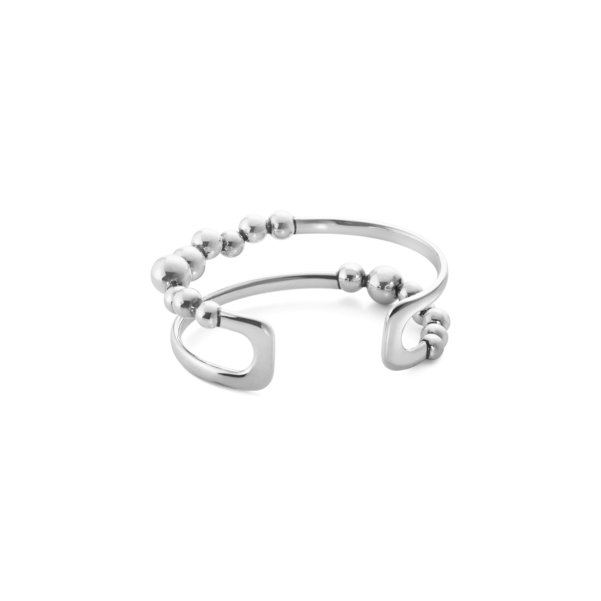 Moonlight Grapes armring - oxideret sølv fra Georg Jensen