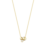 Moonlight Grapes halskæde med vedhæng diamanter - guld fra Georg Jensen