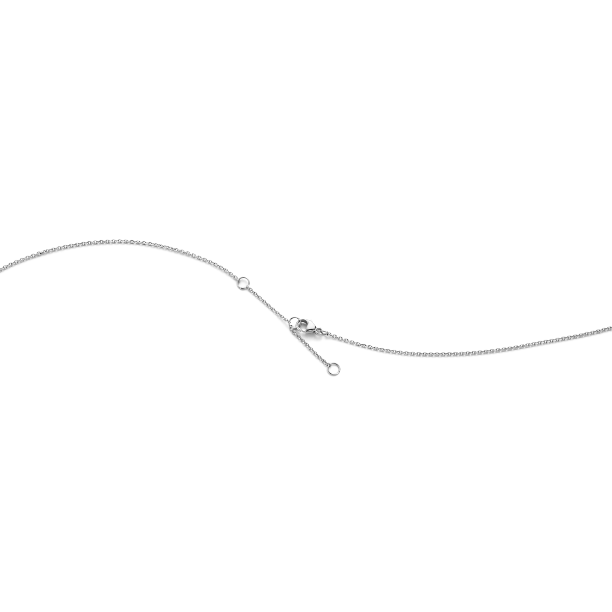 Moonlight Grapes halskæde med vedhæng og diamant - oxideret sølv fra Georg Jensen