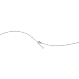 Moonlight Grapes halskæde med vedhæng og diamant - oxideret sølv fra Georg Jensen