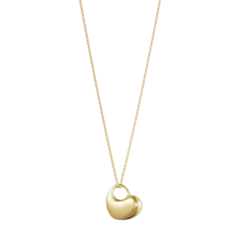 Hearts of Georg Jensen halskæde med vedhæng - guld fra Georg Jensen