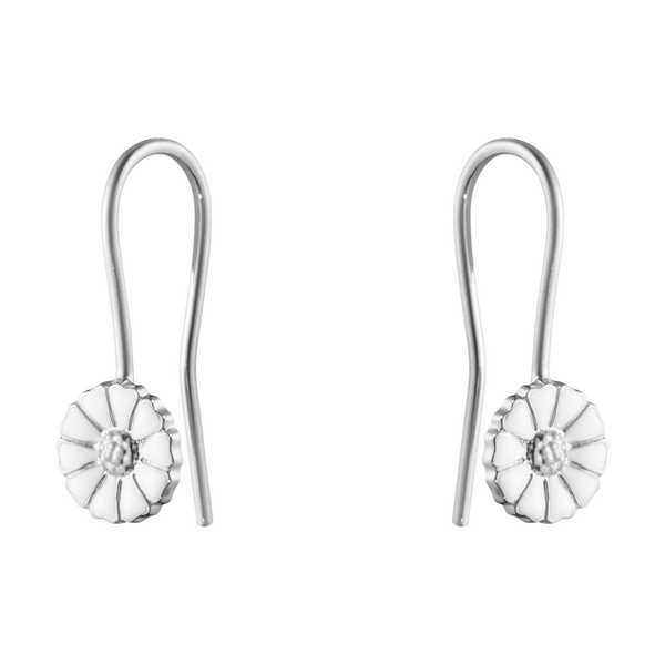 Daisy øreringe - sølv fra Georg Jensen