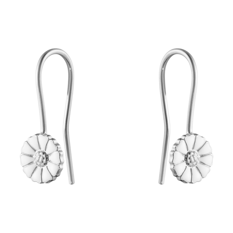 Daisy øreringe - sølv fra Georg Jensen