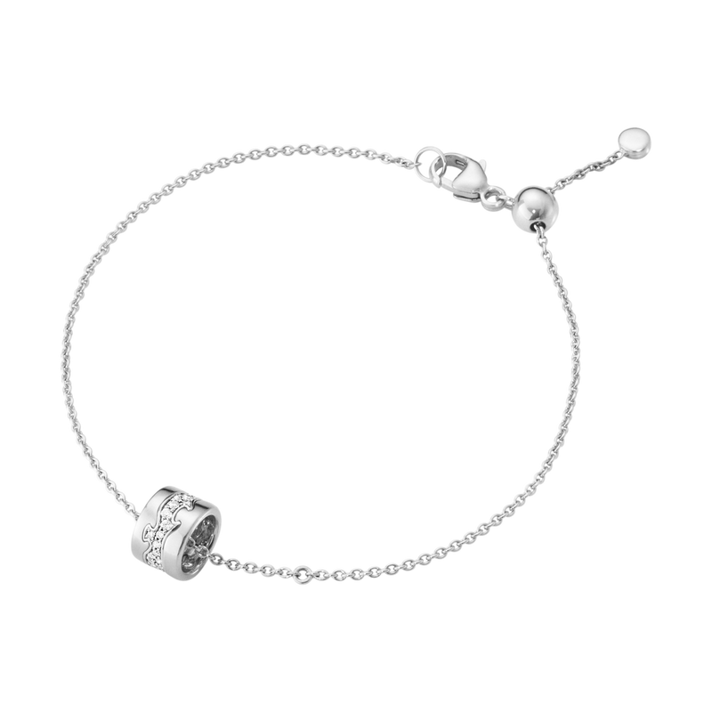 Fusion armbånd med diamanter - sølv fra Georg Jensen