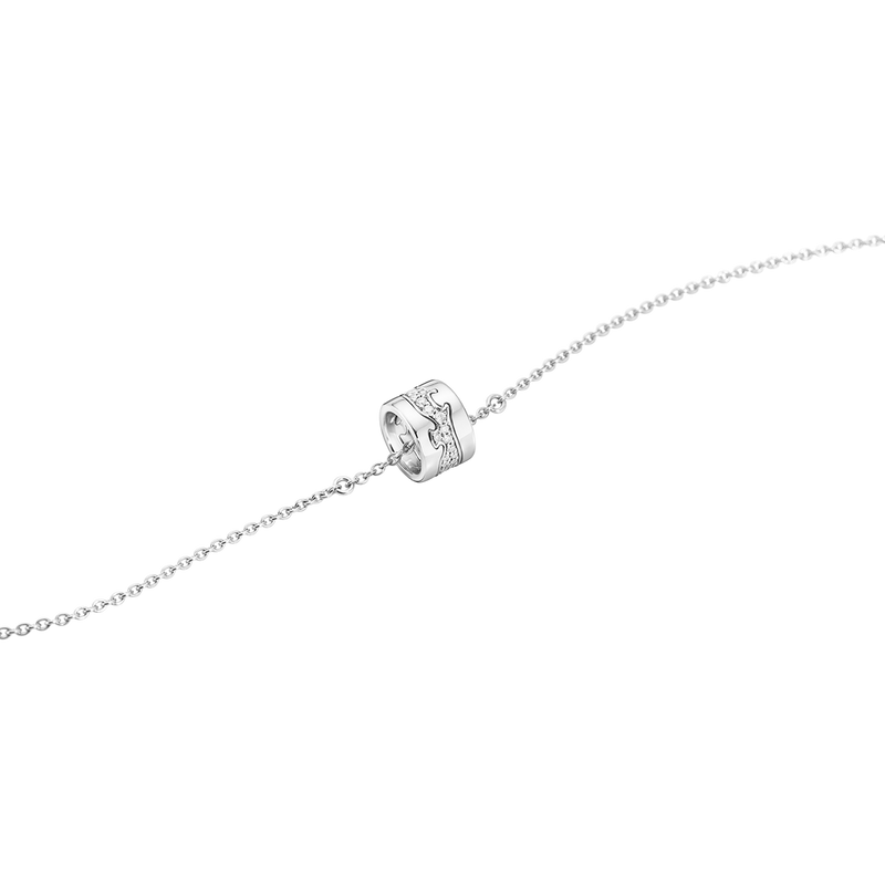 Fusion armbånd med diamanter - sølv fra Georg Jensen