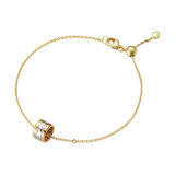 Fusion armbånd med diamanter - rosaguld, hvidguld og guld fra Georg Jensen