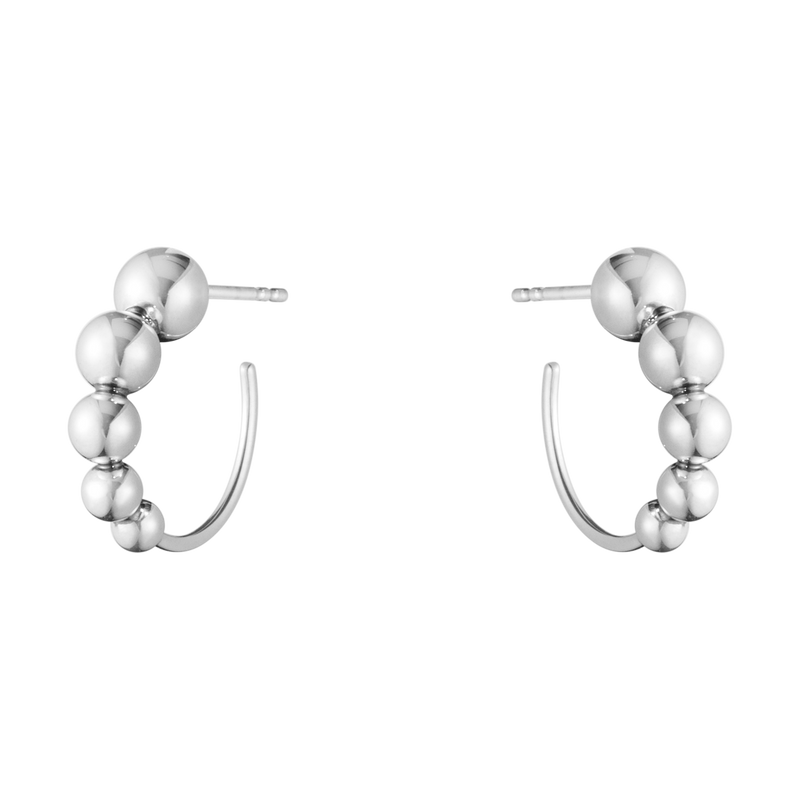 Moonlight Grapes øreringe - oxideret sølv fra Georg Jensen