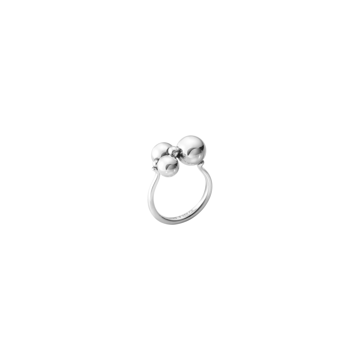 Moonlight Grapes ring lille - oxideret sølv fra Georg Jensen