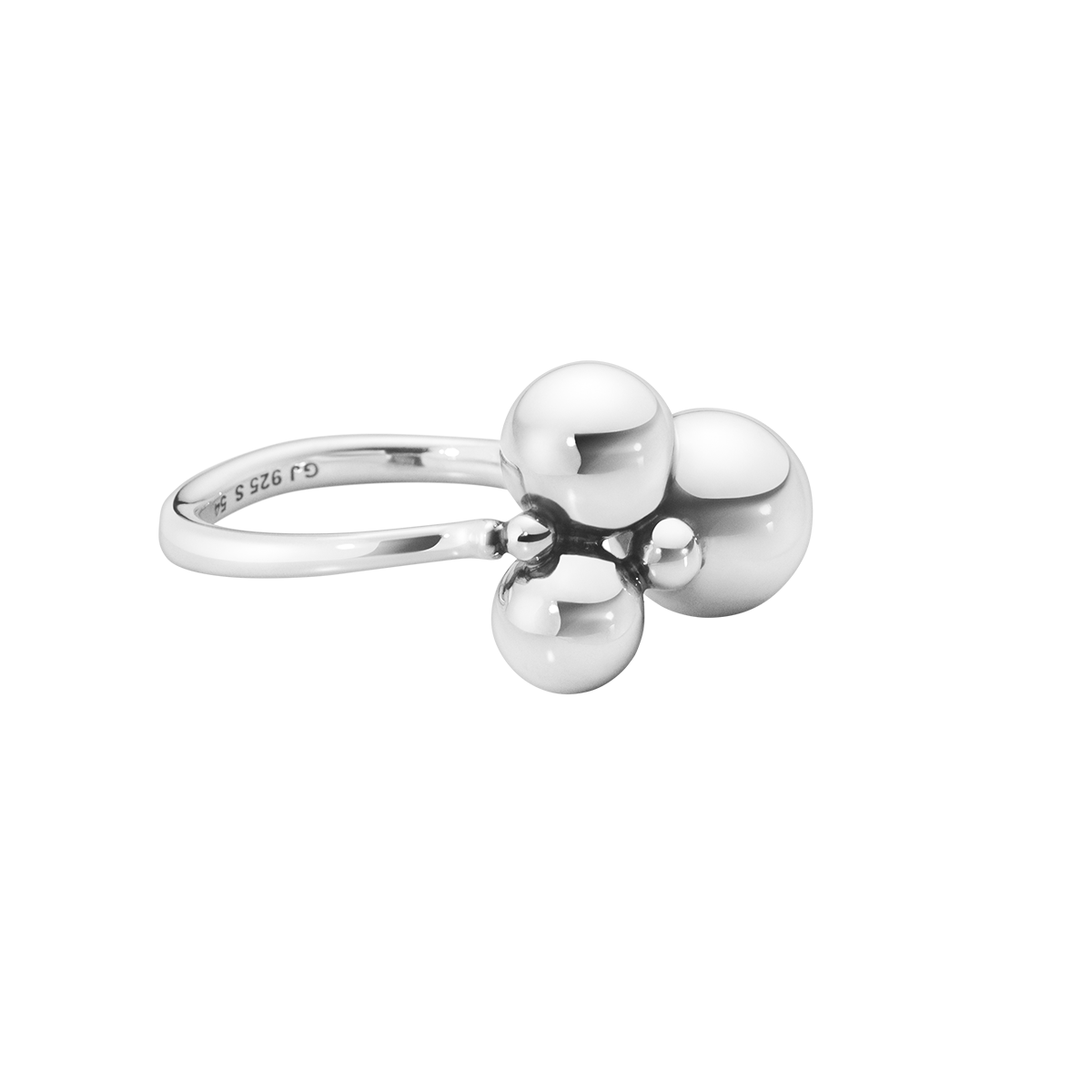 Moonlight Grapes ring lille - oxideret sølv fra Georg Jensen