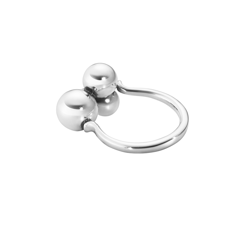 Moonlight Grapes ring lille - oxideret sølv fra Georg Jensen