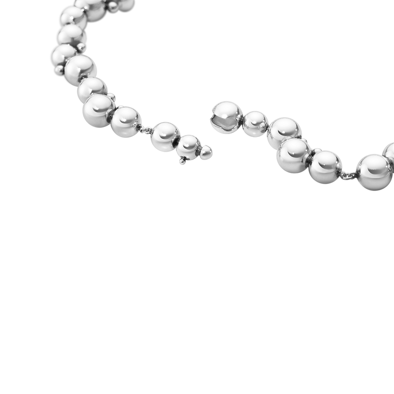 Moonlight Grapes halskæde - oxideret sølv fra Georg Jensen