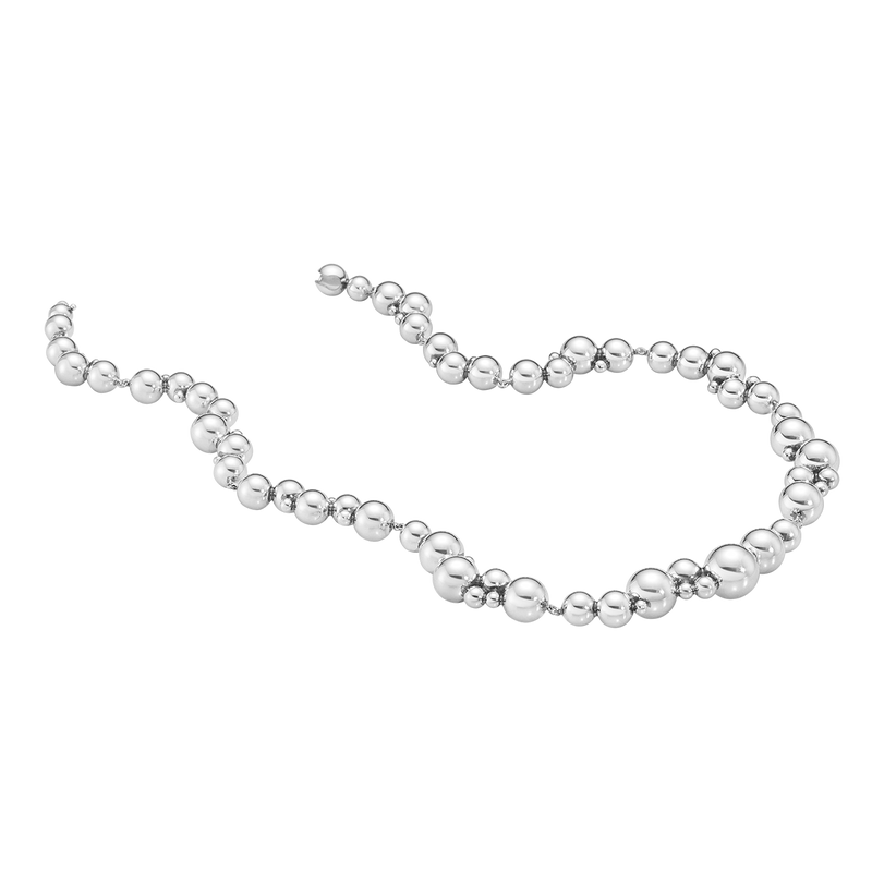 Moonlight Grapes halskæde - oxideret sølv fra Georg Jensen