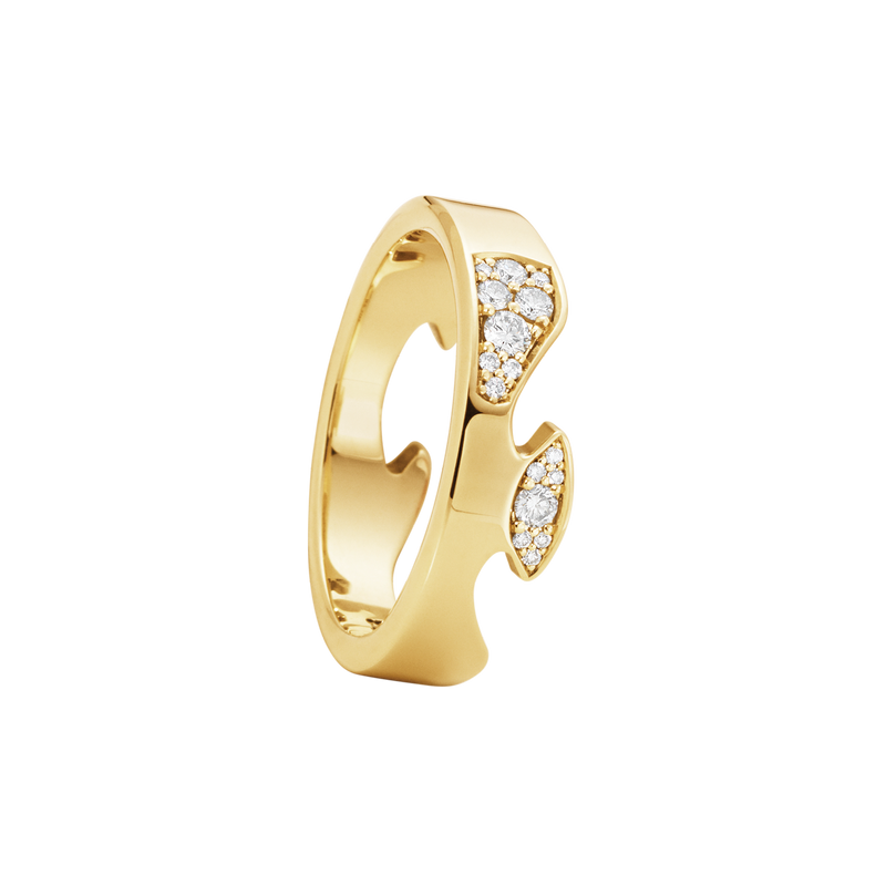 Fusion endering AA med diamanter - guld fra Georg Jensen
