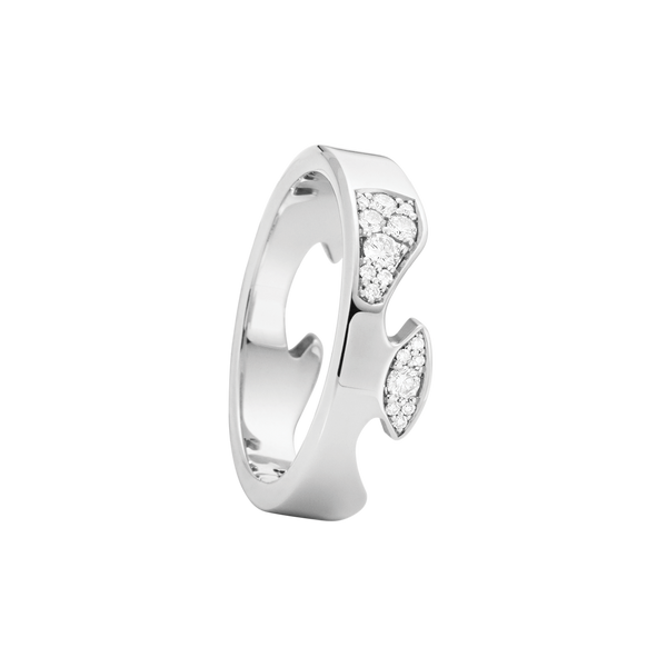 Fusion endering AA med diamanter - hvidguld fra Georg Jensen