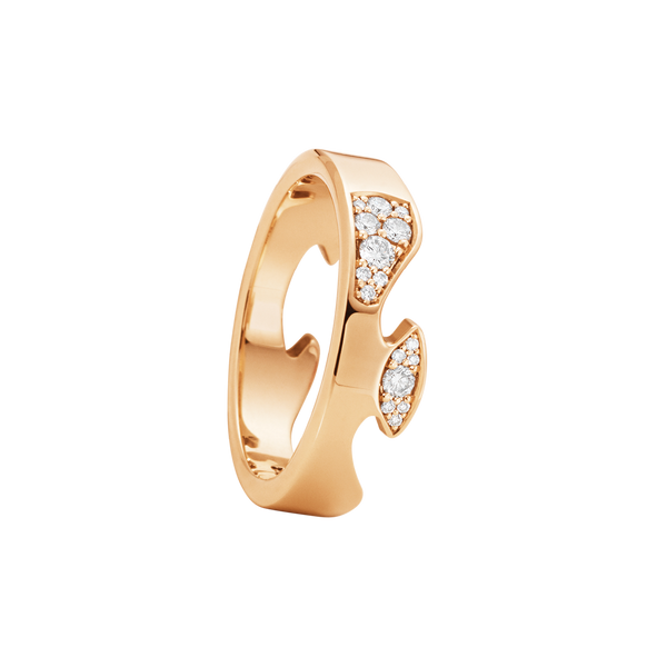 Fusion endering AA med diamanter - rosaguld fra Georg Jensen
