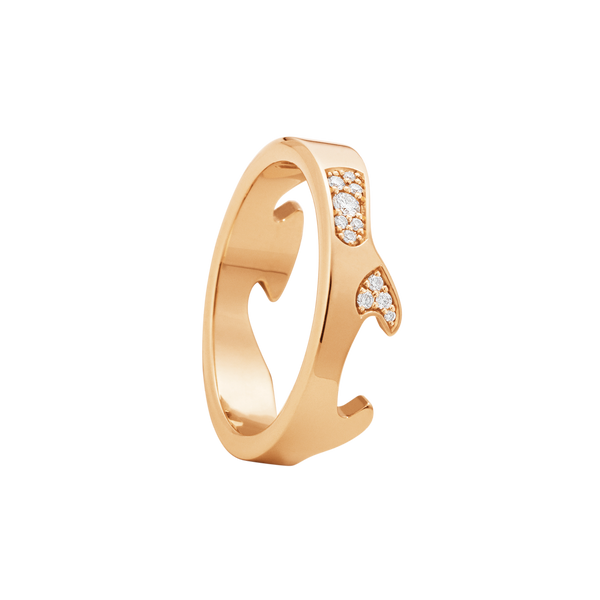 Fusion endering AB med diamanter - rosaguld fra Georg Jensen