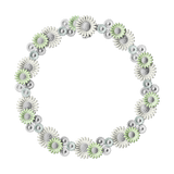 Daisy halskæde - sølv fra Georg Jensen