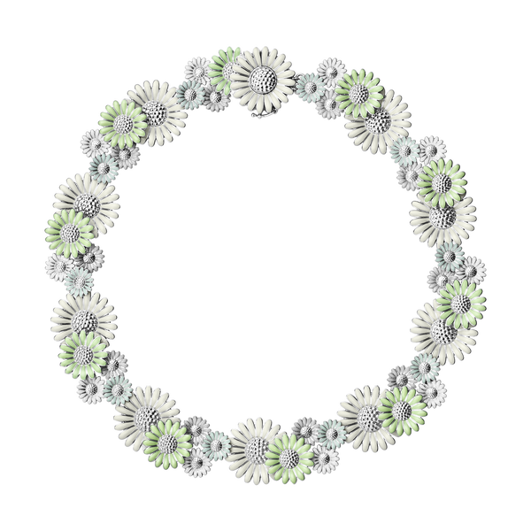 Daisy halskæde - sølv fra Georg Jensen