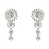 Daisy øreringe - sølv fra Georg Jensen
