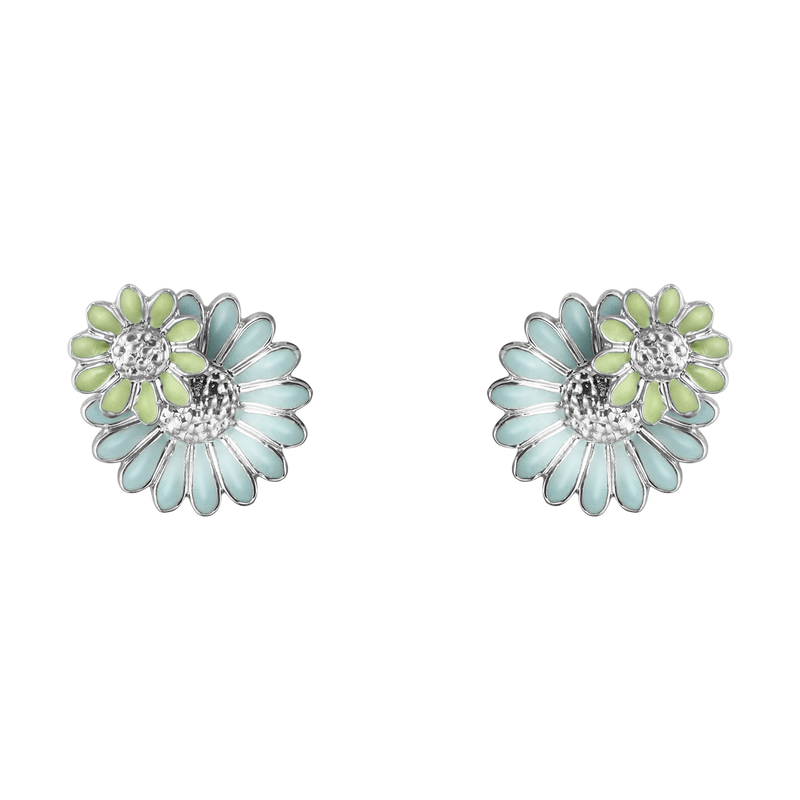 Daisy øreringe - sølv fra Georg Jensen