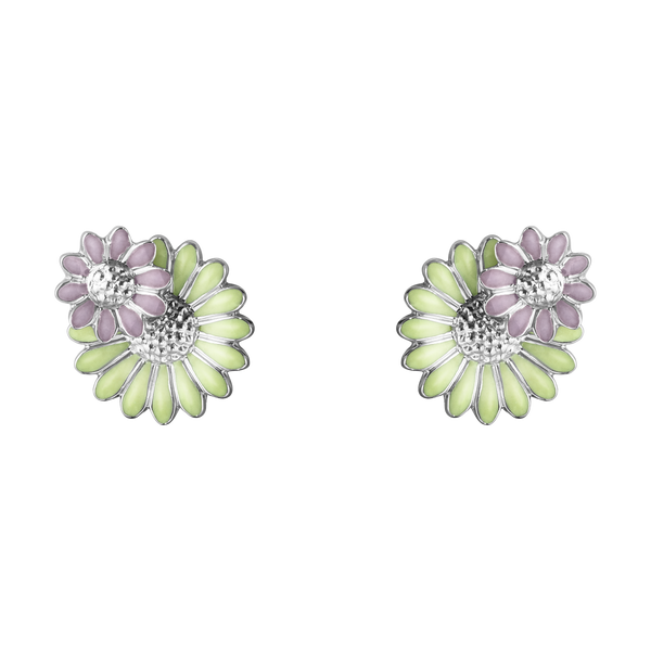 Daisy øreringe - sølv fra Georg Jensen