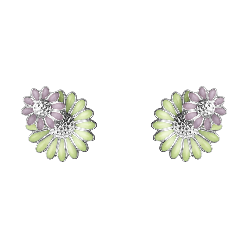 Daisy øreringe - sølv fra Georg Jensen
