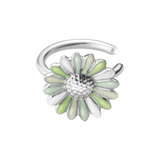 Daisy ørering - sølv fra Georg Jensen
