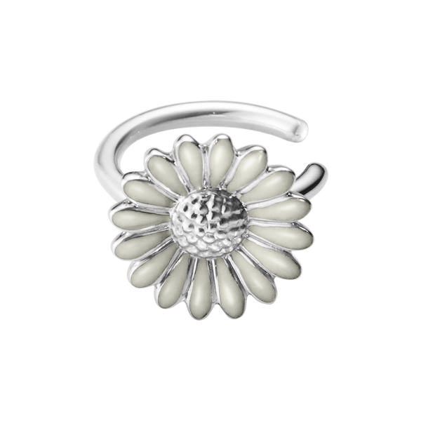 Daisy ørering - sølv fra Georg Jensen