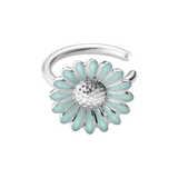 Daisy ørering - sølv fra Georg Jensen