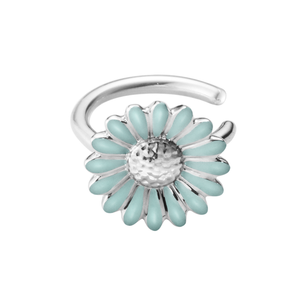 Daisy ørering - sølv fra Georg Jensen