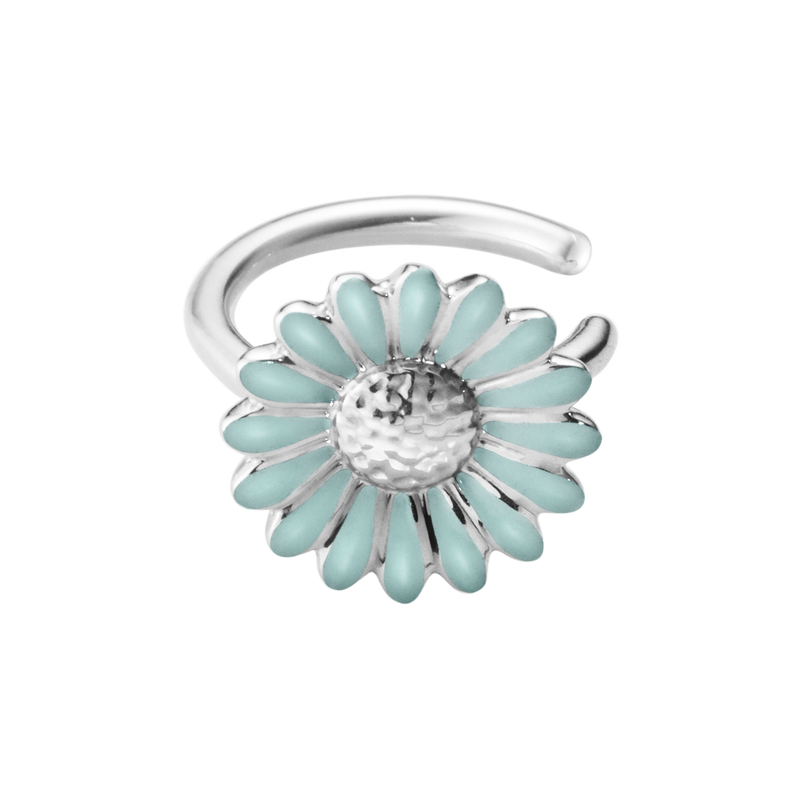 Daisy ørering - sølv fra Georg Jensen