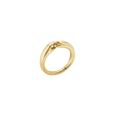 Reflect link ring lille - guld fra Georg Jensen