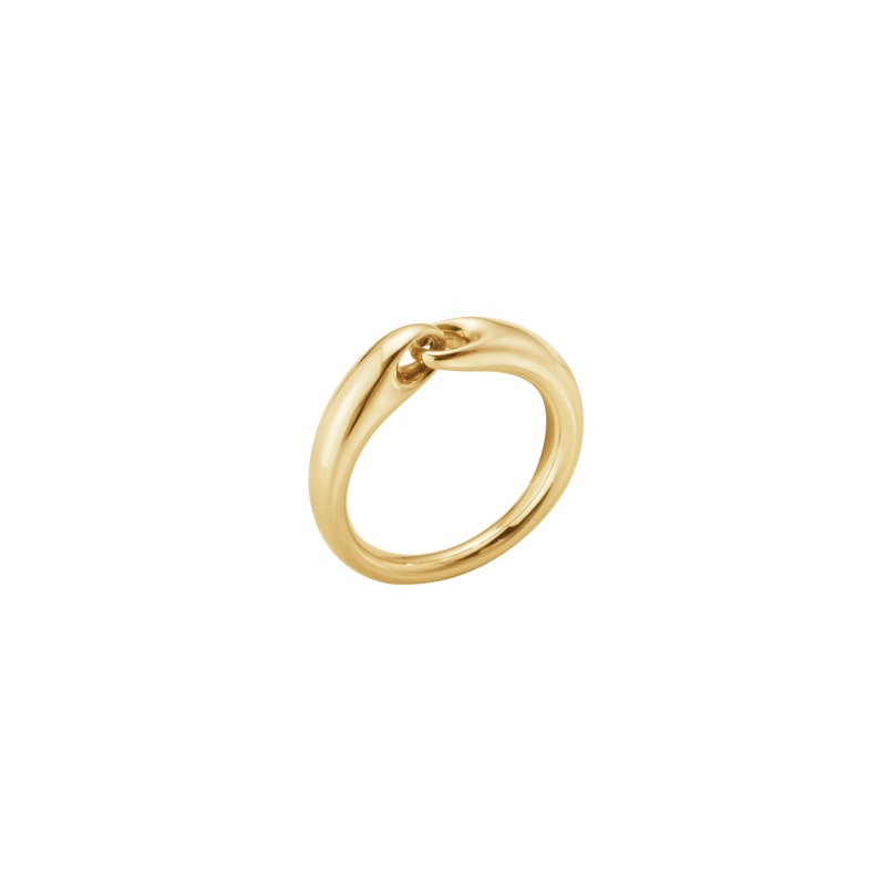 Reflect link ring lille - guld fra Georg Jensen