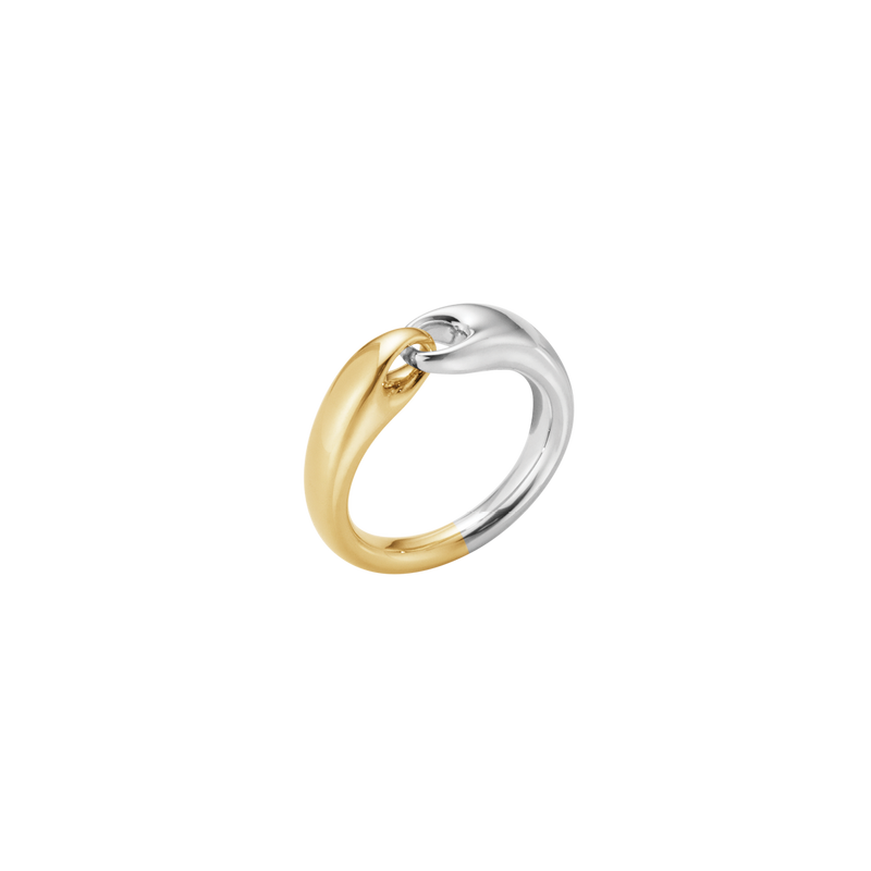 Reflect ring lille - sølv og guld fra Georg Jensen