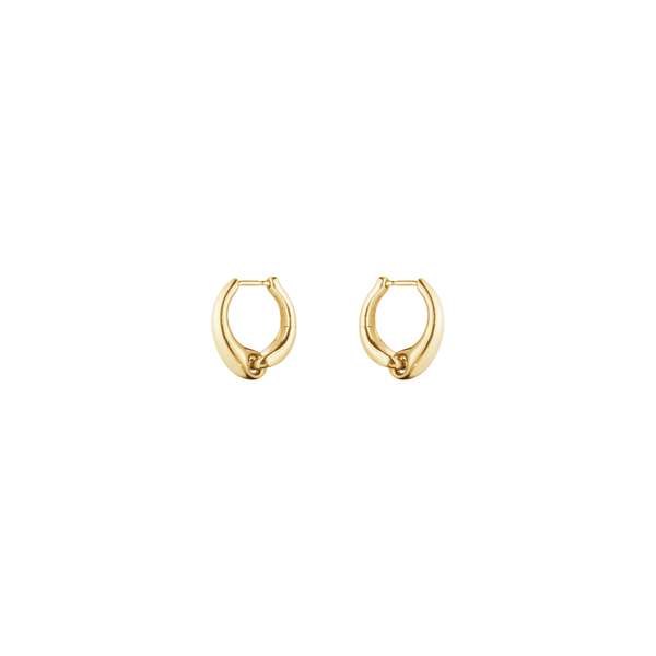 Reflect øreringe store - guld fra Georg Jensen