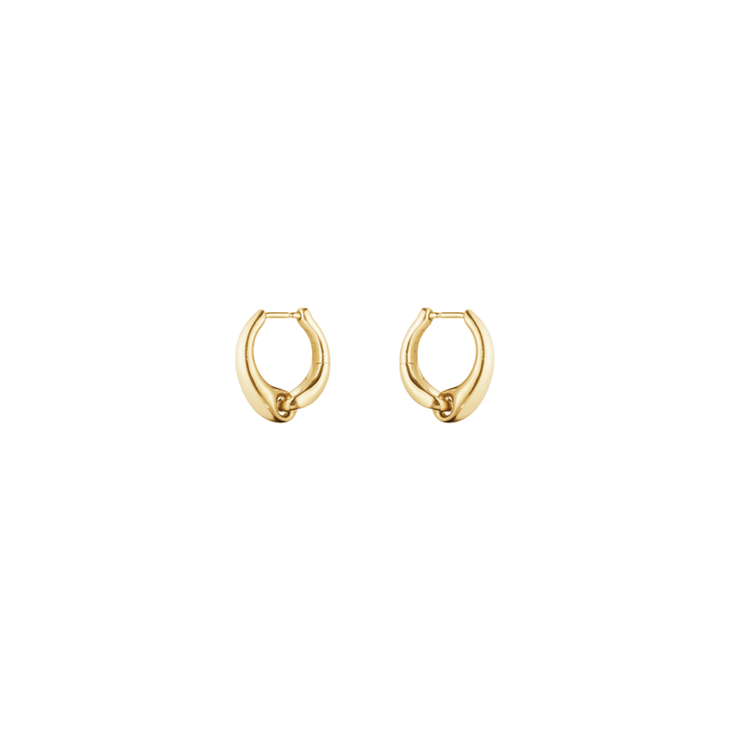 Reflect øreringe store - guld fra Georg Jensen