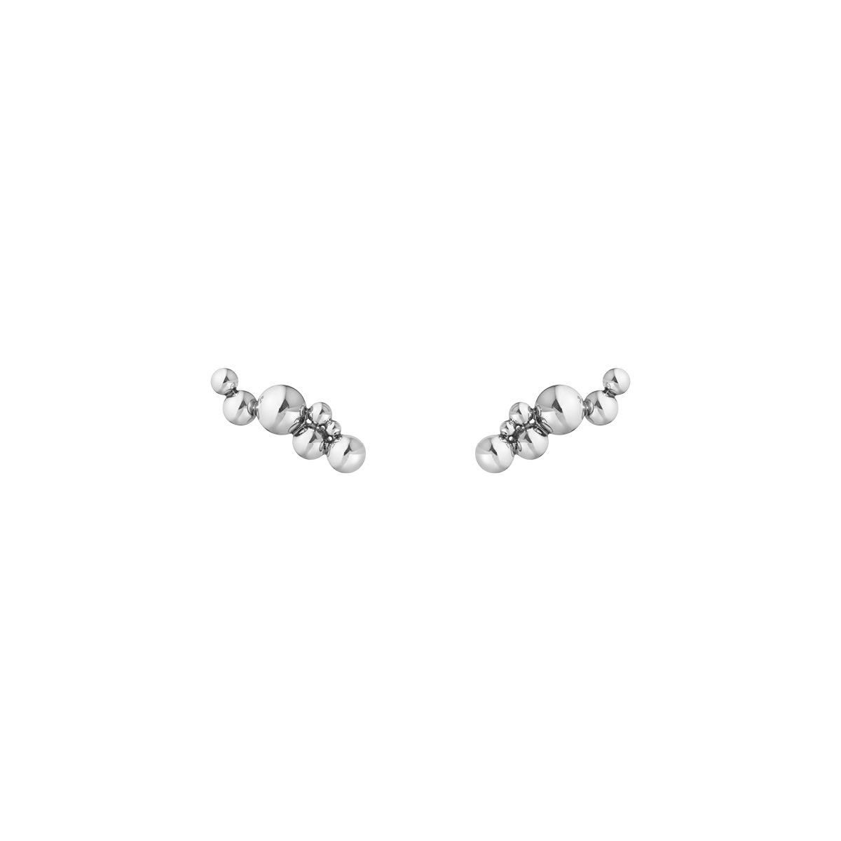 Moonlight Grapes øreringe - oxideret sølv fra Georg Jensen