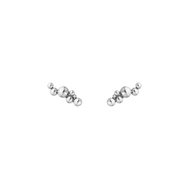 Moonlight Grapes øreringe - oxideret sølv fra Georg Jensen