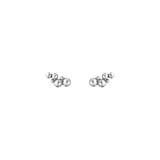 Moonlight Grapes øreringe - oxideret sølv fra Georg Jensen