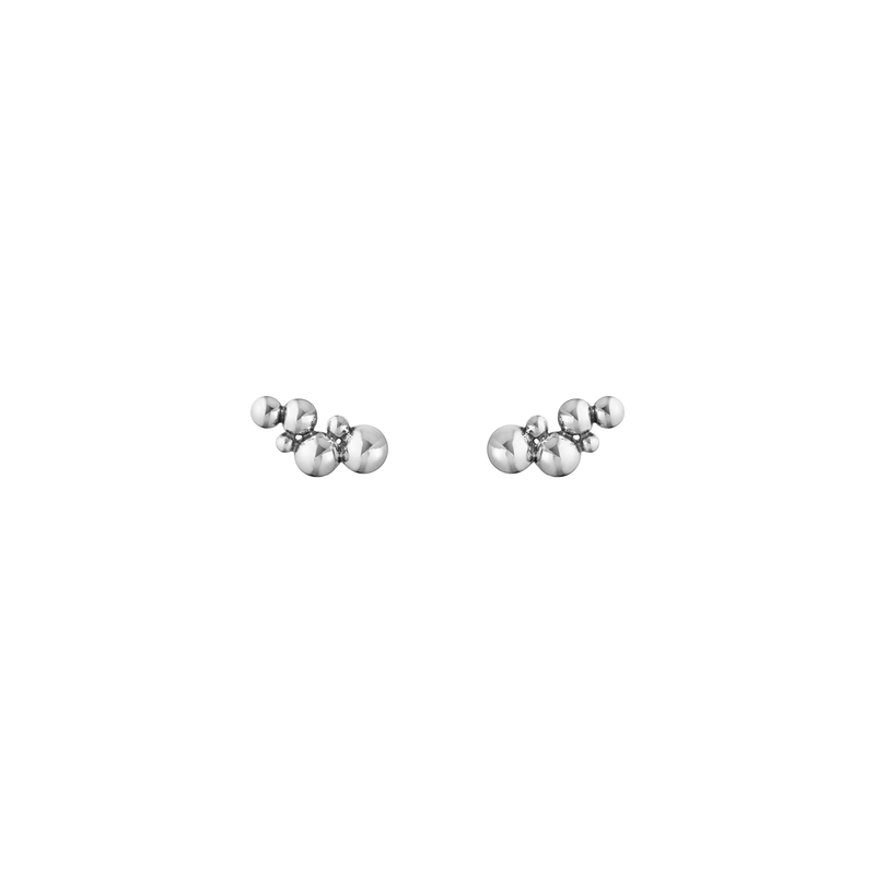 Moonlight Grapes øreringe - oxideret sølv fra Georg Jensen