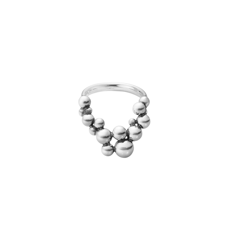 Moonlight Grapes ring - oxideret sølv fra Georg Jensen