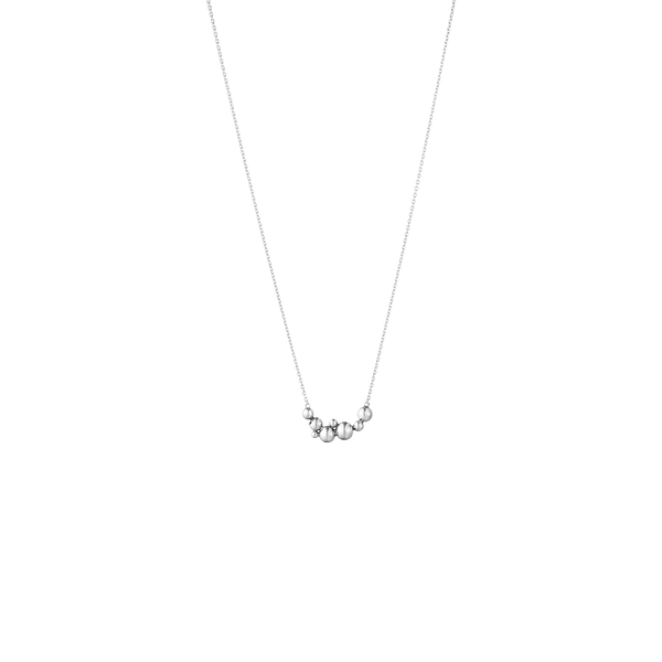 Moonlight Grapes halskæde med vedhæng - oxideret sølv fra Georg Jensen