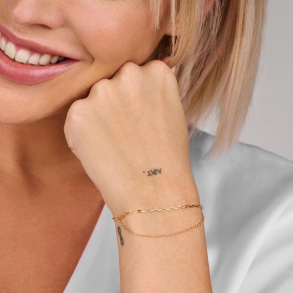 Scarlet armbånd - sterlingsølv forgyldt fra Spirit Icons