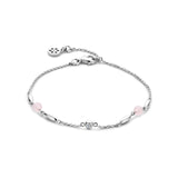 Cornelia armbånd - sterlingsølv pink cz fra Spirit Icons