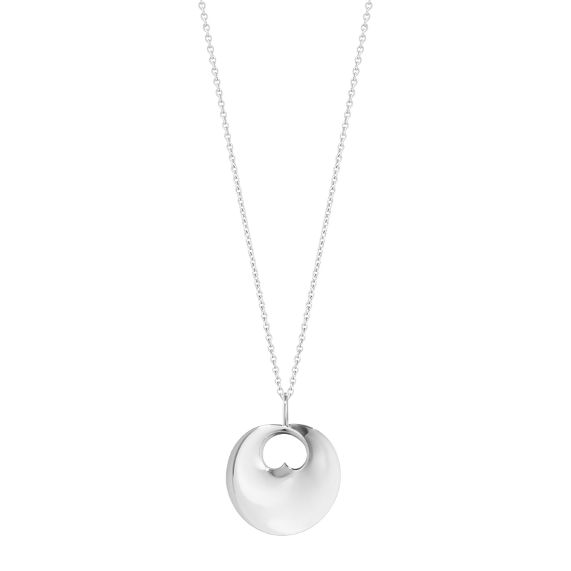 Hearts of Georg Jensen hidden art lille halskæde med vedhæng - sølv fra Georg Jensen
