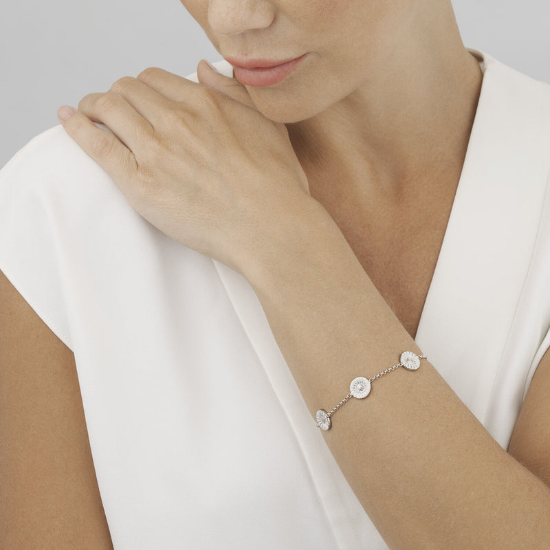 Daisy armbånd - sølv fra Georg Jensen