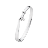 Torun armring med diamanter - sølv fra Georg Jensen