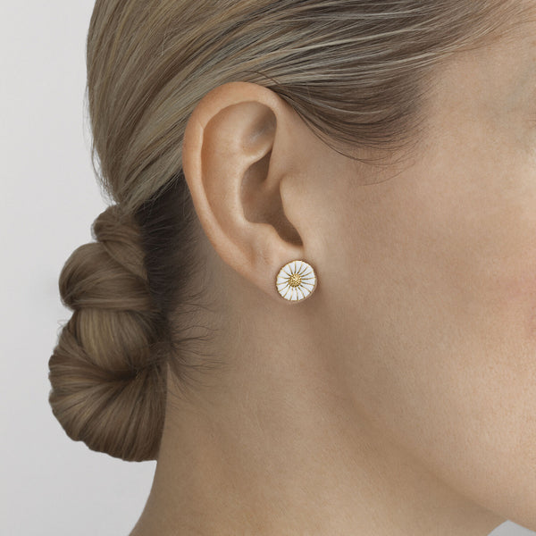 Daisy ørestikker - forgyldt fra Georg Jensen